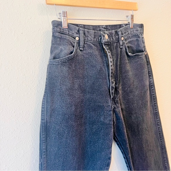 Vintage Wrangler No Pocket Dark Wash Jeans 11 x 36 - Picture 7 of 7